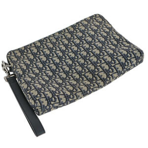 Christian Dior Oblique Jacquard Clutch